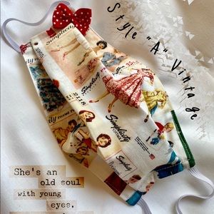 Beautiful vintage mask😷